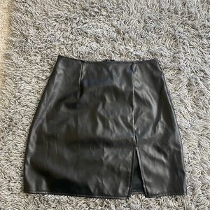Windsor Faux Leather Mini Skirt